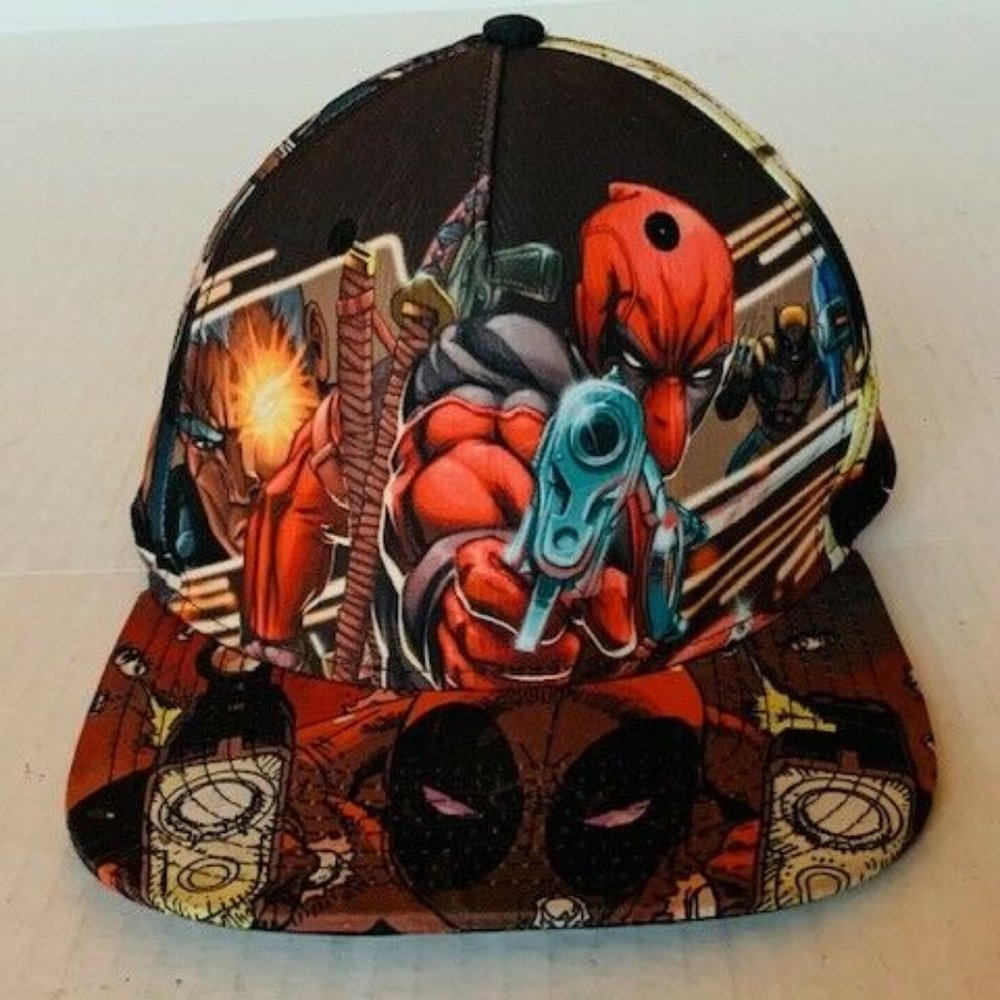 Deadpool Hat Snapback Hat Marvel Comics X-Men Wade - image 2